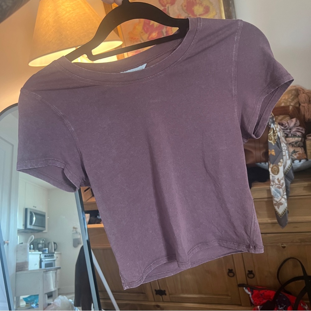 Organic Basics Baby Tee in Muted Rose